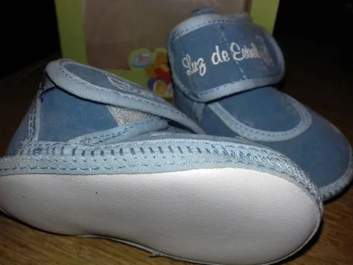 Zapatitos Tela No Caminante Bebe