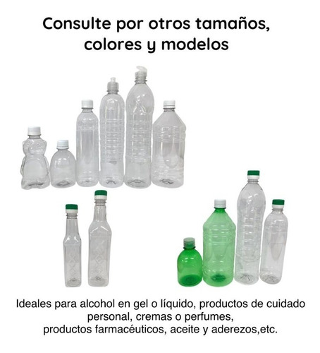 Imagen 8 de 10 de Envases Para Aceite 500 Cc Pet Cristal Cuadrado X 288 Un.