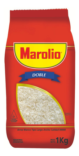 Pack X 3 Unid Arroz  Doble 1 Kg Marolio