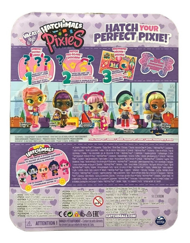 Hatchimals Pixies Vacay Style Con 1 Pixie Accesorio Sorpresa