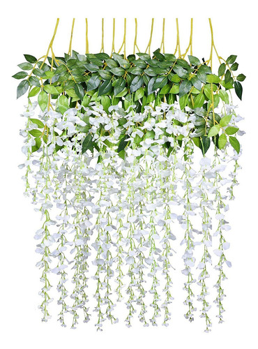 Paquete De 12 3 6 Pies  Pieza Artificial Wisteria Vine ...