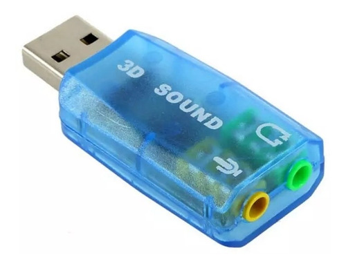 Imagen 7 de 10 de Adaptador De Tarjeta De Sonido Usb Externo Interfaz De Audio