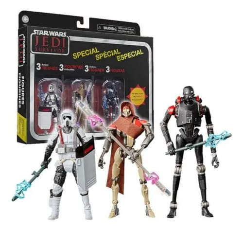 Figura De Acción Star Wars Jedi Survivor De 9,5 Cm, Paquete
