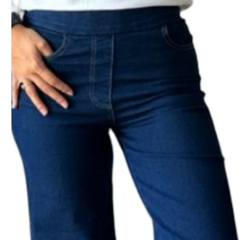 Jean Calza Oxford Jeggings Tiro Alto Elastizado Cinturaancha