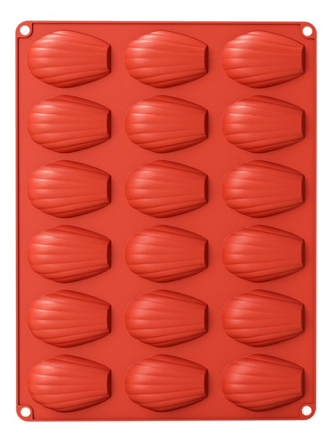 Molde De Silicona Para Madeleines 18 Cavidades