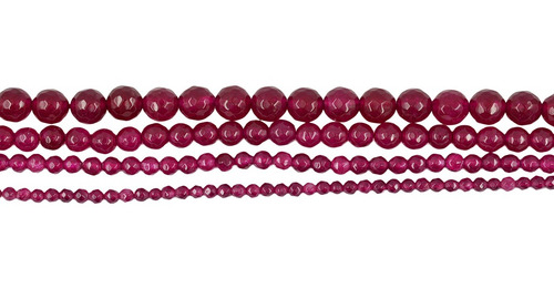 Tallado Ruby Jade Redondo Piedras Preciosas Perlas Sueltas
