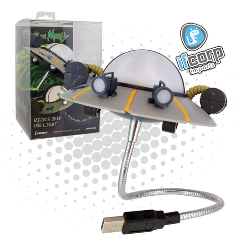 Lampara Paladone Ricks Ship Usb Rick And Morty Nave