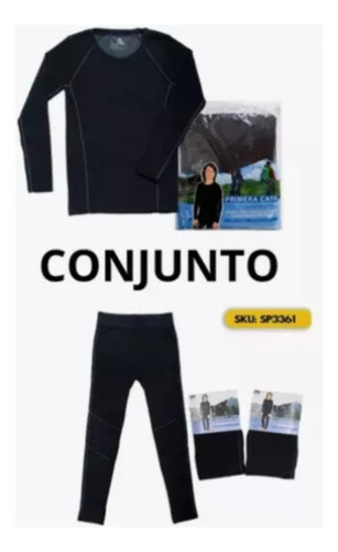 Primera Capa Niño Camiseta Y Calza Conjunto Térmico Juvenil
