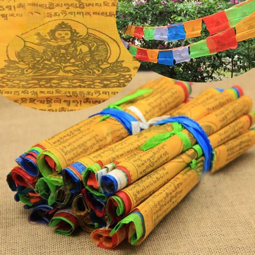 Bandeira Religiosa Budista De 20pcs, Bandeira Do Jardim