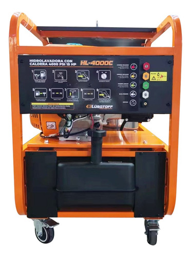 Hidrolavadora Con Caldera 4000 Psi 15hp Lusqtoff Profesional