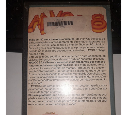Vhs - Havoc 8 (dublado) (Usado)