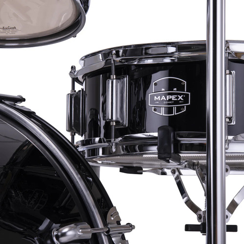 Set Bateria Mapex Comet Black + Asiento + Platillos