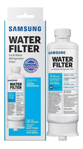 Filtro De Água Refrigerador Samsung Da97-17376b/da97-08006c