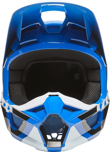 Imagen 5 de 5 de Casco Motocross Fox - V1 Lux #28001 - Azul