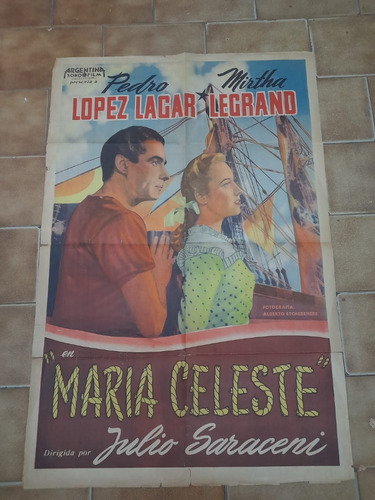 Afiche Original- Maria Celeste- Mirtha Legrand