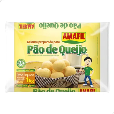 Mistura Para Preparo De Pao De Queijo Amafil 1 Kg