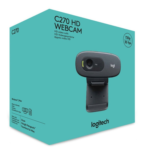 Webcam C270 Logitech Color Negro
