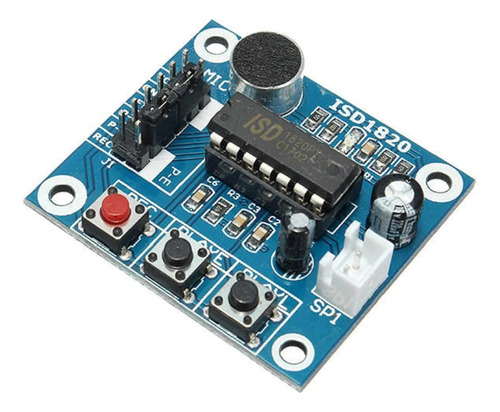 Isd1820 Grabador Parlante 1820 Sonido Voz Audio Mic A0032