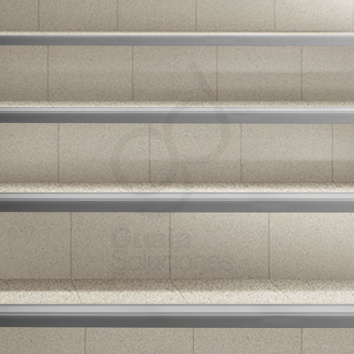 Varilla Angulo Nariz Escalon Borde Aluminio Piso 2m 3203 Pq