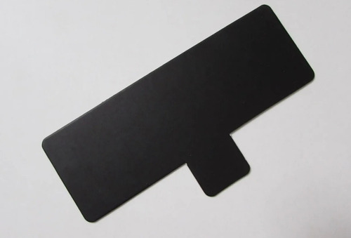 Imagen 1 de 1 de Base Rectangular Ppm Pestaña 13x4,5 Cm (x200u) Negro Mármol