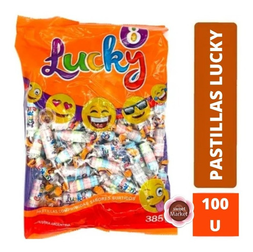 Pastillas Lucky Mini 8 X100u Tipo Yapa - Oferta Sweet Market