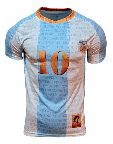 Foto de la camiseta argentina de messi