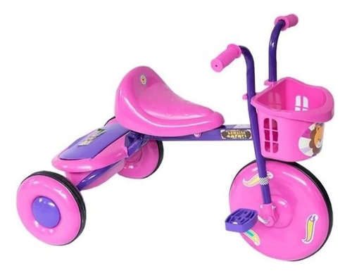 Triciclo Prodehogar Juguetería Bambino rosa y lila