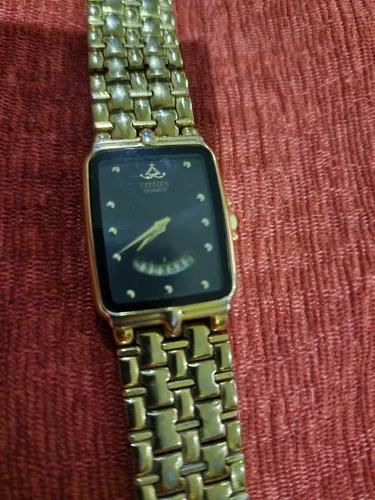 Reloj Citizen Dorado Cuadrado Base Metal 201271 MercadoLibre