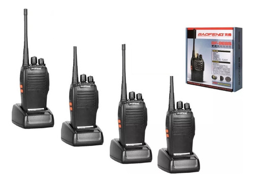 X4 Radio Transmisor Walkie Talkie Bf-888s Baofeng Woki Toki