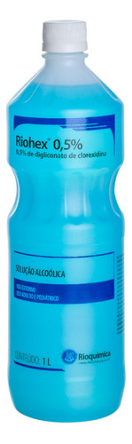 Riohex Clorexidina 0,5% Solução Alcóolica (azul) 1000ml Rioq