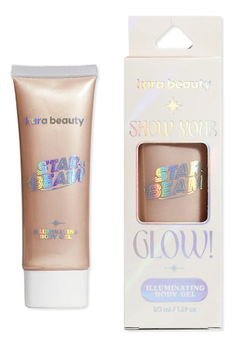 Iluminador Gel Corporal Aceite Argan Starbeam Kara Beauty