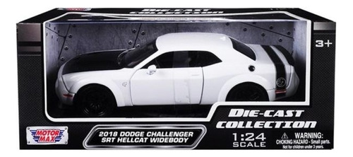 2018 Dodge Challenger Srt Hellcat Blanco Motormax Esc 1:24