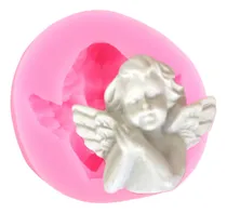 Comprar Molde Silicona Angel Angelito Cara Mini Dije Fondant K6