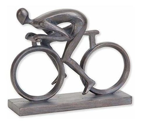 Bits And Pieces - Elegante Estatua De Bicicleta De 6-3 / 4  