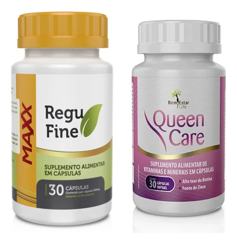 Regu Fine Maxx + Queen Care Bem Estar Life +  Frete Grátis 