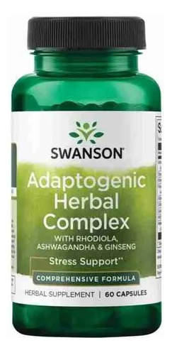 Swanson - Adaptogenic Herbal Complex Rhodiola Ashwagandha 60
