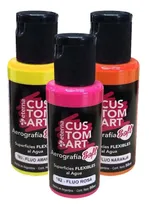 Comprar Set De 3 Pinturas 50cc Fluo Soft Eterna Para Aerografo