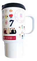 Comprar Taza Alta Con Tapa Kpop Blackpink \u002F Twice \u002F Stray Kids \u002F Bts