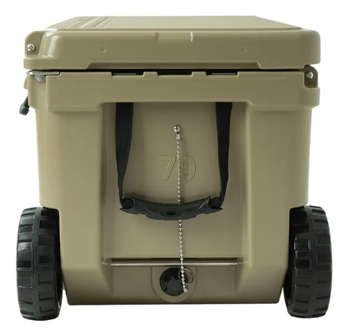 Cooler Box Refrigerador + Ruedas 70 Qt - Terra Force 66,2 L