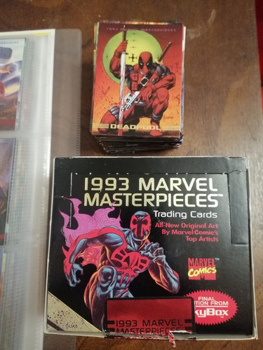 Tarjetas Marvel Masterpieces 1993 Nuevas Solo Faltan 3 