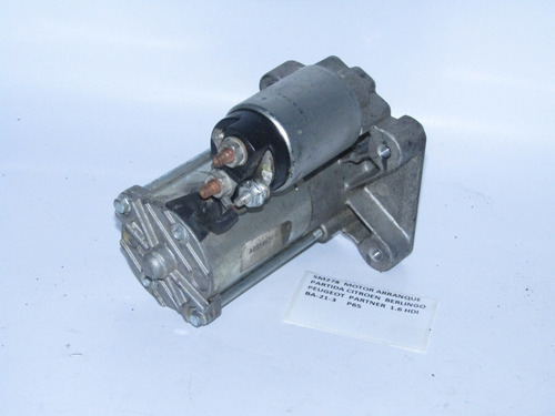 Motor Arranque Partida Citroen Berlingo Peugeot Partner 1.6 (Usado)