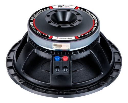 2 Bocinas 360 Three Sixty Sound Dx12mb400 De 12puLG 400wrms Color Negro