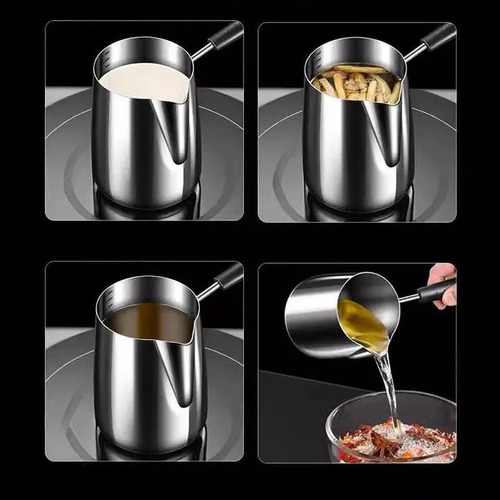 Cafetera Sopera Acero Inoxidable 900 Ml Con Boca Puntiaguda