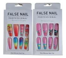 Comprar Uñas Press On Con Diseños, Hermoso Toque