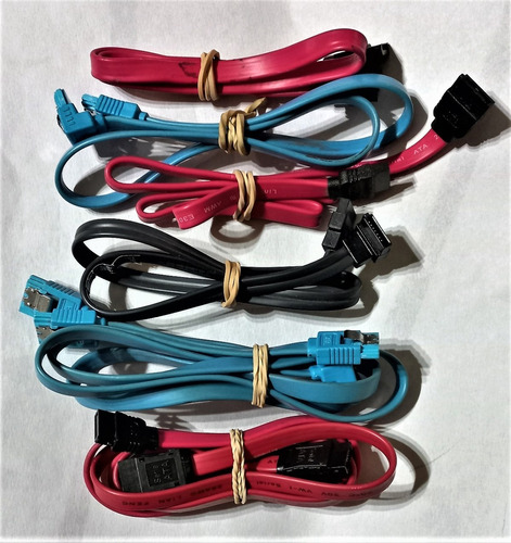 Cables Sata. 6 Unidades. Usados, Oferta.