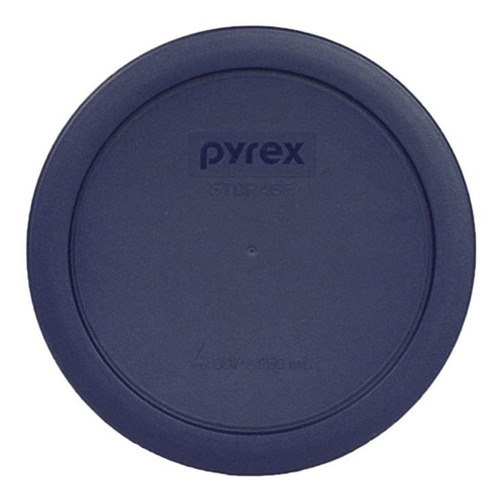 Pyrex 4 De La Copa Cubierta De Plástico, Azul Marino