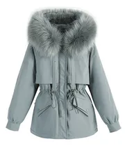 Comprar Abrigo De Invierno Para Mujer Abrigo Con Capucha De Felpa