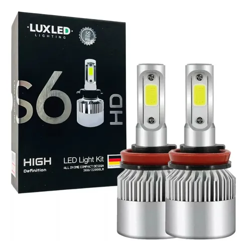 Kit Led Cree S6 44000 Lumens H4 H7 Hb4 H11 H8 + T10 Led W5w