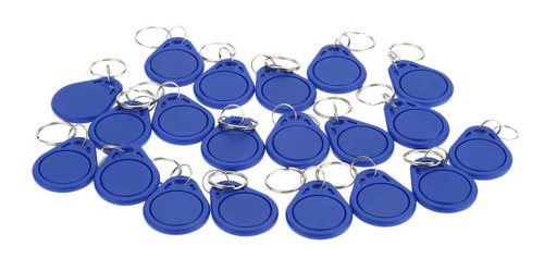 Pack 300 Llaveros Proximidad Rfid 125 Khz Control De Acceso Color Azul