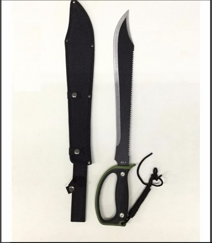 Faca Facao Tatico Militar Aço Sobrevivencia Afiado 60cm C